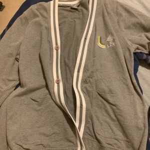 Gray LRG cardigan. Size large.